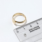 Основа для кольца регулируемая, безразмерная с платформой (набор 5 шт.), 8 мм, цвет золото - Фото 2