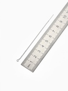 Основы для пусет 80×0.8 мм, протяжки с цепочкой, цвет серебро (пара) - Фото 2