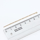 Основы для пусет 60×0.8 мм, протяжки с цепочкой, цвет золото (пара) - Фото 2