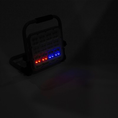 Фонарь рабочий аккумуляторный, 100 Вт, 6000 мАч, 5200 Лм, 2835 LED, IP65, 17×20×5 см