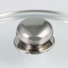 Кастрюля - сотейник Доляна «Грейт», 1.5 л, d=18 см, капсульное дно, индукция, нержавеющая сталь - Фото 4