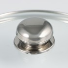 Кастрюля - сотейник Доляна «Грейт», 3.5 л, d=26 см, капсульное дно, индукция, нержавеющая сталь - Фото 4