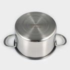 Кастрюля Доляна «Грейт», 1.9 л, индукция, нержавеющая сталь - Фото 5