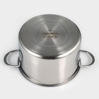 Кастрюля Доляна «Грейт», 2.8 л, индукция, нержавеющая сталь - Фото 5