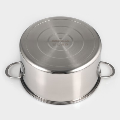 Кастрюля Доляна «Грейт», 5.7 л, индукция, нержавеющая сталь