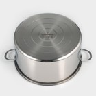 Кастрюля Доляна «Грейт», 9 л, индукция, нержавеющая сталь - Фото 5