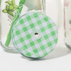 Кружки Доляна «Яркий лимонад», 450 мл, набор 2 шт.: с крышками и трубочками, стекло, прозрачные - Фото 3