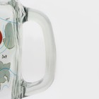 Кружки Доляна «Летняя прохлада»,450 мл, набор 2 шт.: 2 кружки с крышками и трубочками, стекло, прозрачные - Фото 5