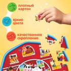 Пазл фигурный в металлической копилке с замочком «Животные нашей фермы», 40 деталей - Фото 3