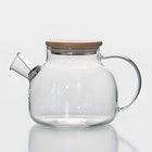 Набор чайный стеклянный BellaTenero «Эко», 5 предметов: чайник 900 мл, 4 кружки 350 мл - Фото 3