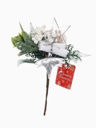 Еловая ветка декоративная «Зимнее волшебство. Грёзы», 19 см 9698934