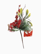 Еловая ветка декоративная «Зимнее волшебство. Грёзы», 20 см 9698942