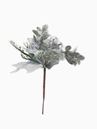 Еловая ветка декоративная «Зимнее волшебство. Грёзы», 19 см - фото 60821545
