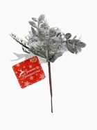 Еловая ветка декоративная «Зимнее волшебство. Грёзы», 19 см - фото 60821548