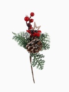 Еловая ветка декоративная «Зимнее волшебство. Грёзы», 18 см 9698953