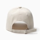 Бейсболка MIST Nowhere, размер 56-58, молочная - Фото 6