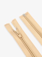 Молния «Спираль», №5, разъёмная, замок автомат, 70 см, бежевая - Фото 3