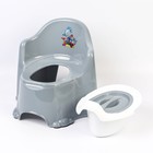 Детский горшок, серый - Фото 2