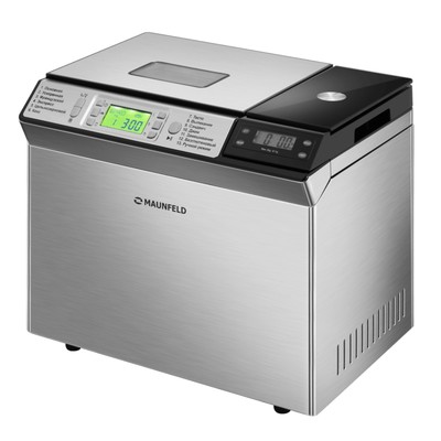 Хлебопечь MAUNFELD MBM-900DSS, 615 Вт, 13 программ, 900 г, нержавеющая сталь