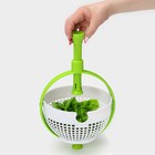 Центрифуга для сушки зелени, зелёная - Фото 2