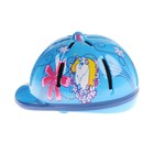 Шлем для верховой езды, детский, регулируемый размер, голубой - Фото 3