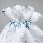 Мешочек подарочный холща «Новогоднее чудо», снежинки, 20 х 30 см +/- 1.5 см, Новый год - Фото 3