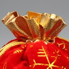 Мешочек подарочный «Новогодний уют», снежинки, тиснение, 16 х 24 см - Фото 4