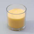 Свеча ГИГАНТ ароматическая в стакане "Ванильный кекс", соевый воск, 10х10 см - Фото 4