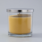 Свеча ГИГАНТ ароматическая в стакане "Ванильный кекс", соевый воск, 10х10 см - Фото 5