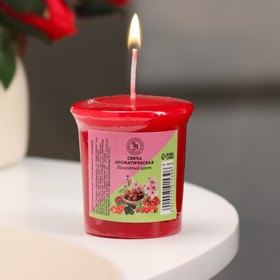 Свеча ароматическая 'Cherry Blossom', вишнёвый цвет, 5х4,5 см