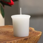 Свеча ароматическая "Сlean cotton", чистый хлопок, 5х4,5 см - фото 7657515