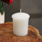 Свеча ароматическая "Сlean cotton", чистый хлопок, 5х4,5 см - фото 7657516