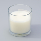 Свеча ароматическая в стакане "Сlean cotton", чистый хлопок, 10х10 см - фото 7676466