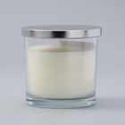 Свеча ароматическая в стакане "Сlean cotton", чистый хлопок, 10х10 см - фото 7676467