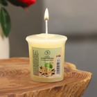 Свеча ароматическая "Vanilla lime", ванильный лайм, 5х4,5 см - фото 296799920