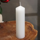 Свеча интерьерная "Столбик", белая, 4х15 см - Фото 2