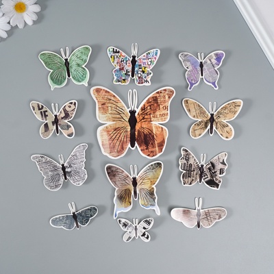 Набор магнитов на холодильник «Газета», 12 шт., картон, h=4-10 см