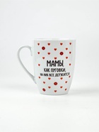 Кружка с ложкой керамическая «Мамы, как пуговки», 310 мл - Фото 3