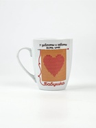 Кружка керамическая с ложкой «Бабушка», 310 мл - Фото 3