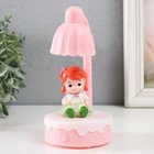 Фигурка светящаяся «Малыш или Малышка под лампой», полистоун, 8×8×16 см, МИКС - Фото 2