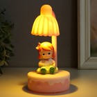 Фигурка светящаяся «Малыш или Малышка под лампой», полистоун, 8×8×16 см, МИКС - Фото 6