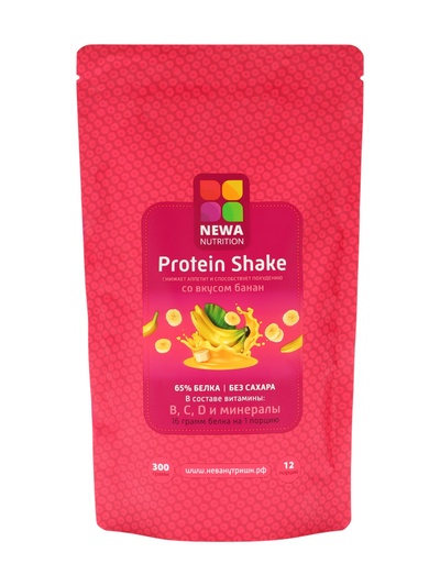 Протеиновый коктейль с банановым вкусом, 300 г