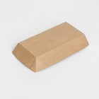 Упаковка для хот-догов, картофеля фри, крафт 23 х 13 х 4 см - Фото 3