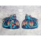 Набор для вышивания «Сумеречный дракон» 12 × 14 см - фото 24481138