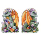 Набор для вышивания «Новогодний дракончик» 13 × 9 см - фото 11171137