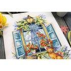 Набор для вышивания «В ожидании новостей» 26 × 19 см - фото 37107896