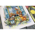 Набор для вышивания «В ожидании новостей» 26 × 19 см - фото 37107897