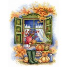Набор для вышивания «Осень на пороге» 26 × 19 см - фото 11171190