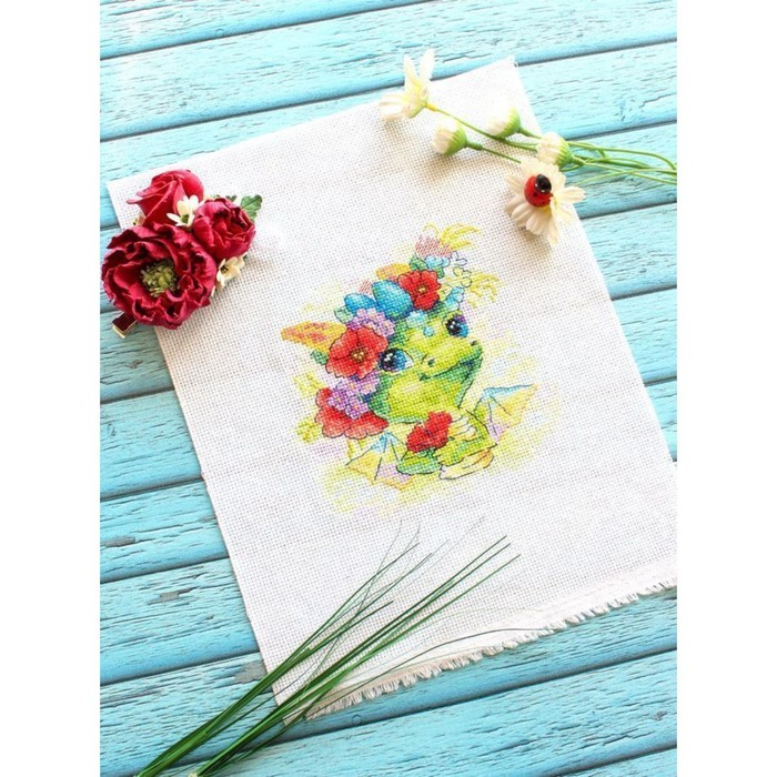 Наборы для вышивания «Романтичный дракон» 15 × 15 см
