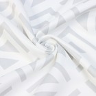 Штора портьерная Witerra Треугольник 135×260 см, серый, блэкаут, пэ100% - Фото 2